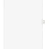Avery Legal Pre-Printed Paper Dividers, Side Tab L, White, Avery Style, Letter Size, 25/Pack (01412)