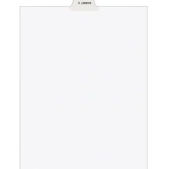 Avery Legal Pre-Printed Paper Dividers, Bottom Tab EXHIBIT C, White, Avery Style, Letter Size, 25/Pack (11942)