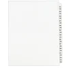 Avery Legal Pre-Printed Paper Divider Collated Set, 351-375 Tabs, White, Avery Style, Letter Size (01344)