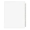 Avery Legal Pre-Printed Paper Divider Collated Set, 276-300 Tabs, White, Avery Style, Letter Size (01341)
