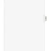Avery Legal Pre-Printed Paper Dividers, Side Tab EXHIBIT D Tab, White, Avery Style, Letter Size, 25/Pack (01374)