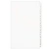 Avery Legal Pre-Printed Paper Divider Collated Set, 1-25 Tabs, White, Avery Style, Legal Size (01430)