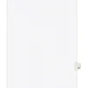 Avery Legal Pre-Printed Paper Dividers, Side Tab #20, White, Avery Style, Letter Size, 25/Pack (01020)