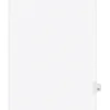 Avery Legal Pre-Printed Paper Dividers, Side Tab #21, White, Avery Style, Letter Size, 25/Pack (01021)