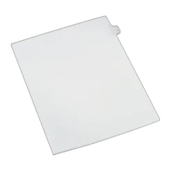 Avery Legal Pre-Printed Paper Dividers, Side Tab #4, White, Allstate Style, Letter Size, 25/Pack (82202)