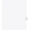 Avery Legal Pre-Printed Paper Dividers, Side Tab Q, White, Avery Style, Letter Size, 25/Pack (01417)