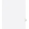 Avery Legal Pre-Printed Paper Dividers, Side Tab S, White, Avery Style, Letter Size, 25/Pack (01419)