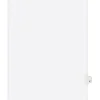 Avery Legal Pre-Printed Paper Dividers, Side Tab L, White, Avery Style, Letter Size, 25/Pack (01422)