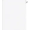 Avery Legal Pre-Printed Paper Dividers, Side Tab #26, White, Avery Style, Letter Size, 25/Pack (01026)