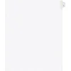 Avery Legal Pre-Printed Paper Dividers, Side Tab #1, White, Avery Style, Letter Size, 25/Pack (11911)