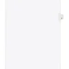 Avery Legal Pre-Printed Paper Dividers, Side Tab #6, White, Avery Style, Letter Size, 25/Pack (11916)