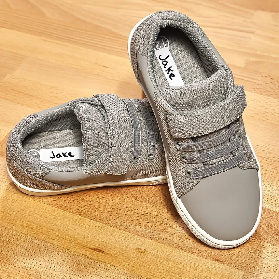 Avery No-Iron Fabric Labels on 4" x 6" Sheets, 1/2" x 1-3/4", White, Non-Printable, 54 Labels/Pack (40720)