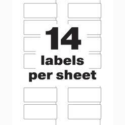 Avery PermaTrack Durable Laser Asset Tag Labels, 1-1/4