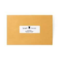 Avery Pin-Fed Address Labels, White, 1-7/16" x 4", White, 5,000 Labels/Pack (4014)