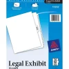 Avery Premium Collated Legal Paper Dividers, 26-50 & Table of Contents Tabs, White, Avery Style, Letter Size (11372)