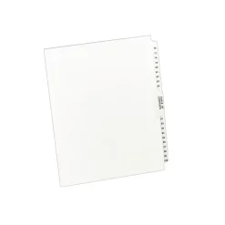 Avery Premium Collated Legal Paper Dividers, 76-100 & Table of Content Tabs, White, Avery Style, Letter Size (11397)