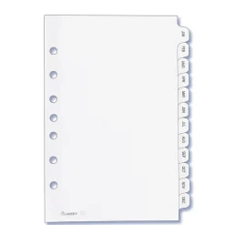 Avery Pre-Printed Mini Paper Dividers, Jan-Dec Tabs, White (11315)