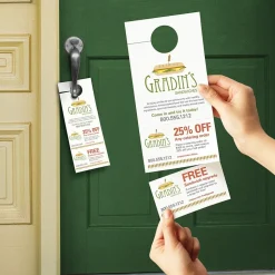 Avery Printable Door Hangers with Tear-Away Cards, 4 1/4