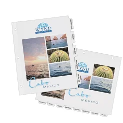 Avery Print-On Paper Dividers, 8 Tabs, White, 5 Sets/Pack (11552)