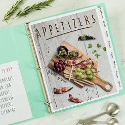 Avery Print-On Paper Dividers, 8 Tabs, White, 5 Sets/Pack (11552)