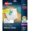 Avery Print-to-the-Edge Laser/Copier Shipping Labels, 1-1/4" x 3-3/4", White, 300 Labels/Pack (6879)