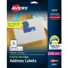 Avery Print-to-the-Edge Laser Address Labels, 3/4" x 2-1/4", White, 750 Labels/Pack (6870)