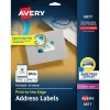 Avery Print-to-the-Edge Laser Address Labels, 1-1/4" x 2-3/8", White, 450 Labels/Pack (6871)