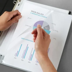 Avery Quick Load Heavyweight Sheet Protectors, 8-1/2" x 11", Diamond Clear, Acid-Free, 50/Box (73802)