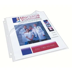 Avery Quick Load Non-Glare Heavyweight Sheet Protectors, 8.5