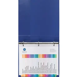 Avery Ready Index Table of Contents Pre-Printed Paper Dividers, A-Z Tabs, Multicolor, 1 Set (11125)