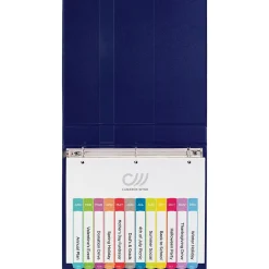 Avery Ready Index Table of Contents Paper Dividers, 1-12 Tabs, Contemporary Multicolor (11847)