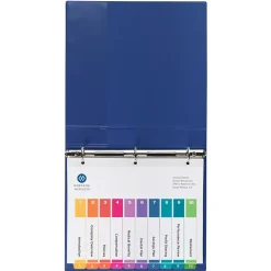 Avery Ready Index Table of Contents Paper Dividers, 1-10 Tabs, Multicolor, 6 Sets/Pack (11188)