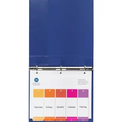 Avery Ready Index Table of Contents Paper Dividers, 1-5 Tabs, Multicolor, 24 Sets/Box (11167)