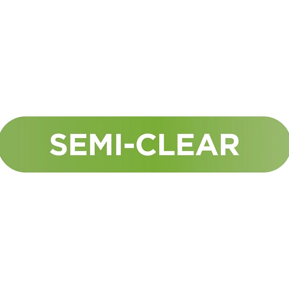 Avery Recycled Economy Weight Sheet Protectors, 8-1/2" x 11", Semi-Clear, 100/Box (75537)