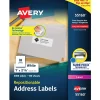 Avery Repositionable Laser Address Labels, 1" x 2-5/8", White, 3,000 Labels/Box (55160)