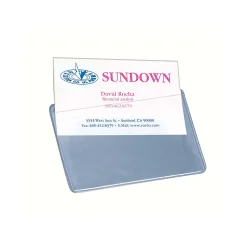 Avery Self-Adhesive Business Card Holders, Holds 2