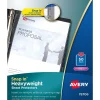 Avery Snap-In Heavyweight Sheet Protectors, 8-1/2" x 11", Diamond Clear, 50/Box (78706)