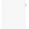 Avery Style Individual Legal Divider, Tab D, 8.5" x 11", White, 25/Set (01404)