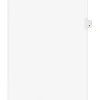 Avery Style Individual Legal Divider, Tab F, 8.5" x 11", White, 25/Set (01406)
