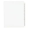 Avery Style Numeric 51-75 Paper Dividers, 25 Tabs, White (01332)