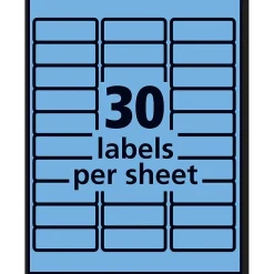 Avery Sure Feed Laser Address Labels, 1