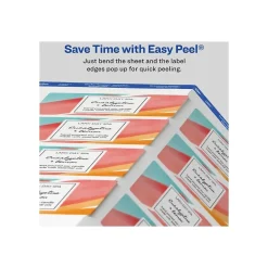 Avery Sure Feed Laser/Inkjet Rectangle Labels, 2