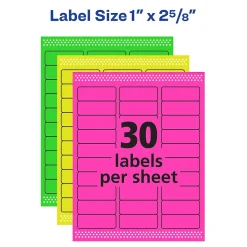 Avery Sure Feed Laser/Inkjet ID Labels, 1