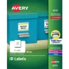Avery Sure Feed Laser/Inkjet ID Labels, 2" x 2-5/8", White, 225 Labels/Pack (6572)