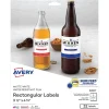 Avery Sure Feed Laser/Inkjet Durable Print-to-the-Edge Labels, 3.5" x 4.75", Satin White, 32 Labels/Pack (22827)
