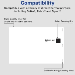 Avery Thermal Shipping Labels, 4" x 6", White, 880 Labels/Box (4157)