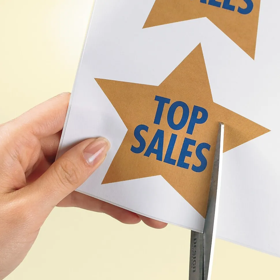 Avery TrueBlock Inkjet Shipping Labels, 8-1/2" x 11", White, 100 Labels/Box (8465)