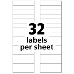 Avery TrueBlock Laser Durable ID Labels, 5/8