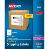 Avery TrueBlock Laser Shipping Labels, 8-1/2" x 11", White, 100 Labels/Box (5165)