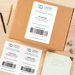 Avery TrueBlock Laser Shipping Labels, 5-1/2